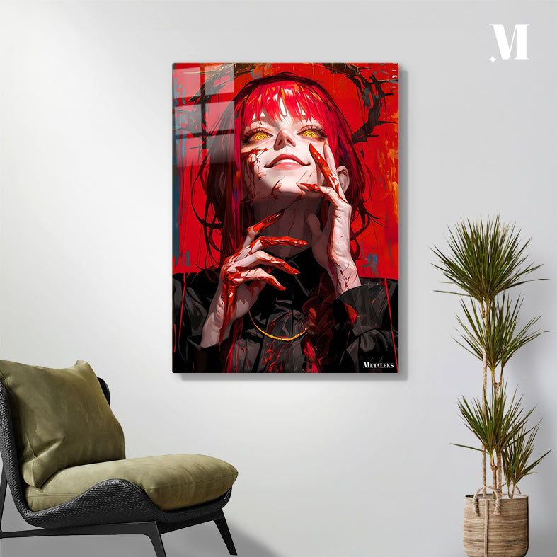 Makima Red Portrait