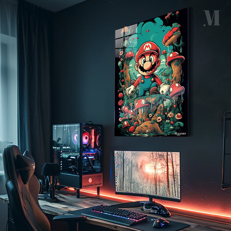 Mario on Mushroom Island