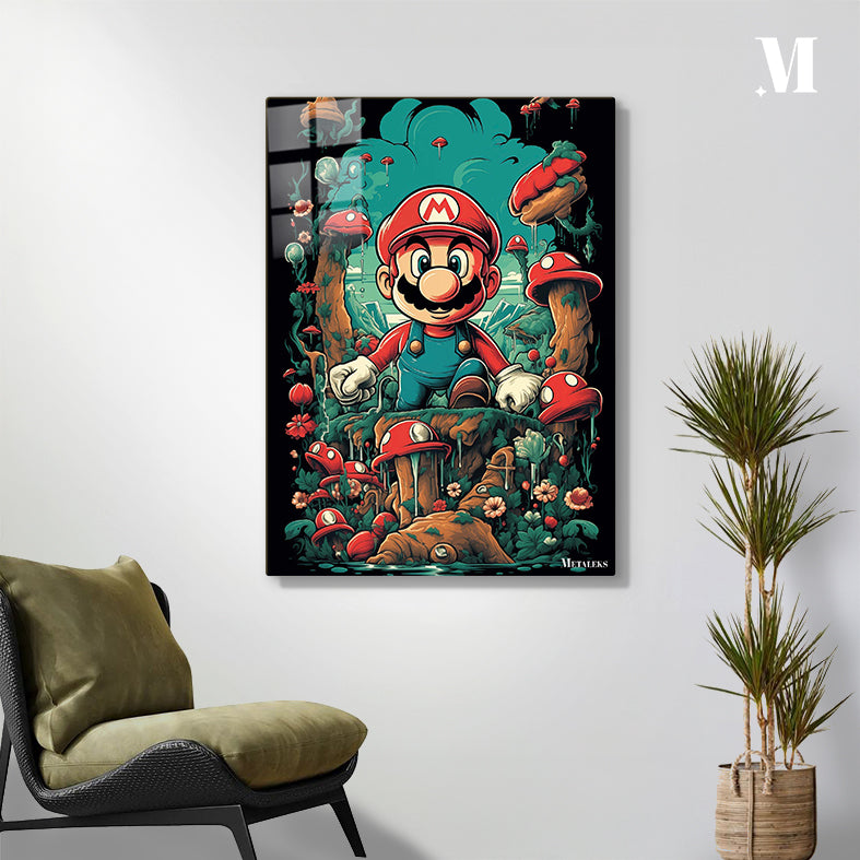 Mario on Mushroom Island