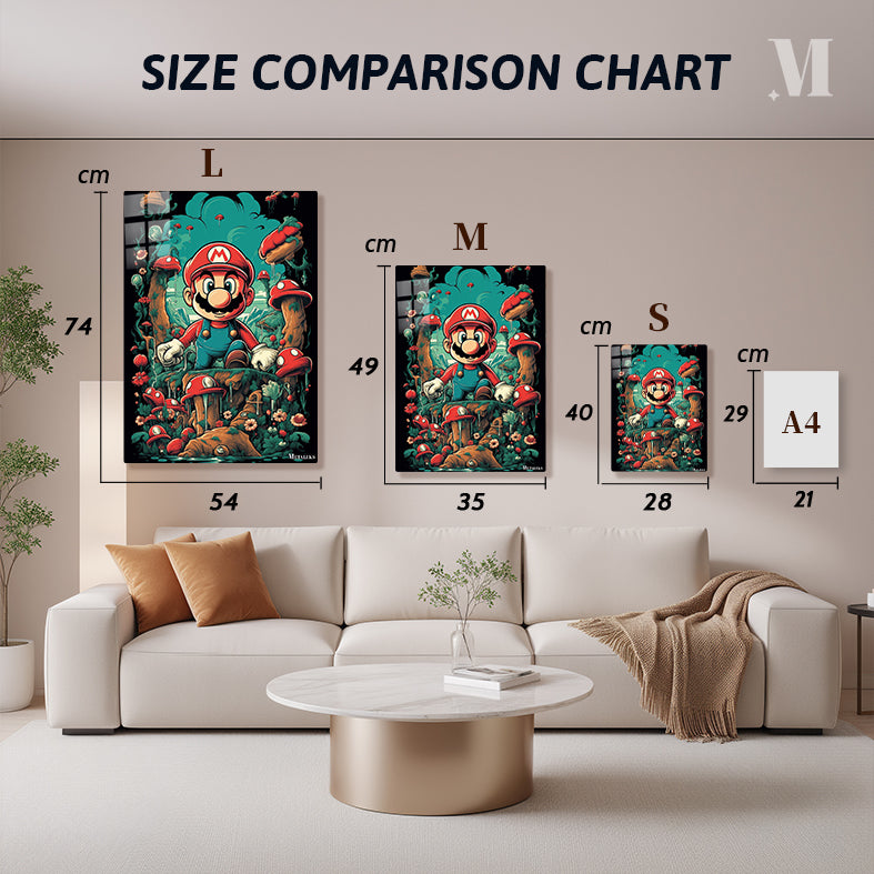 Mario on Mushroom Island