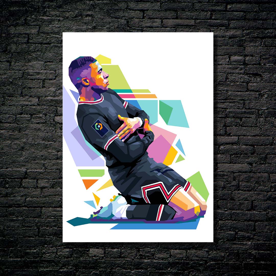 Mbappe goal celebration wpap