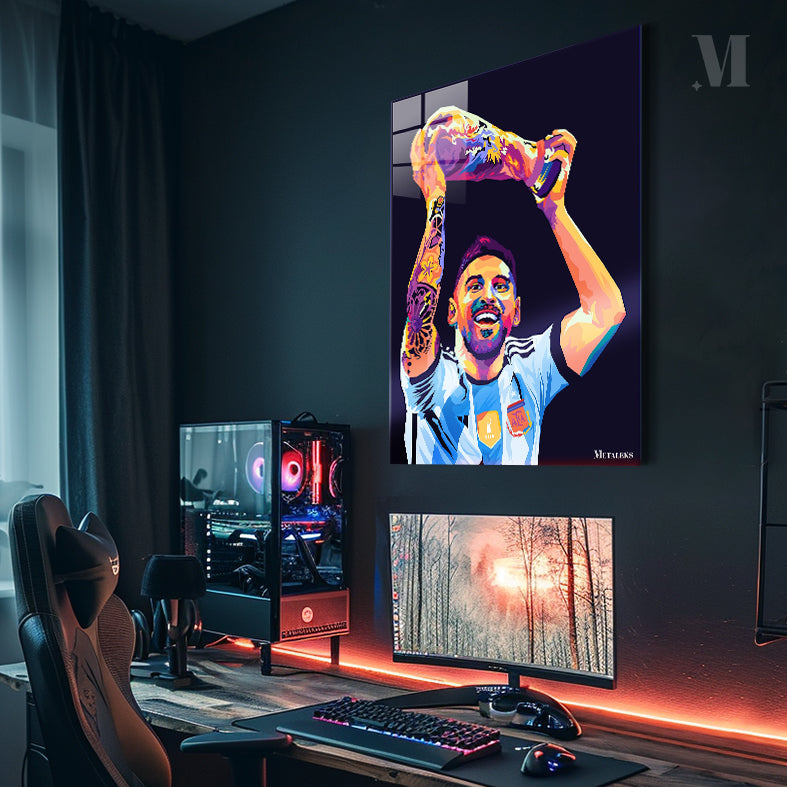 Messi In Wpap Style
