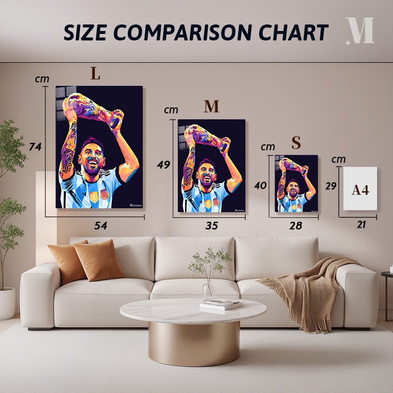 Messi In Wpap Style