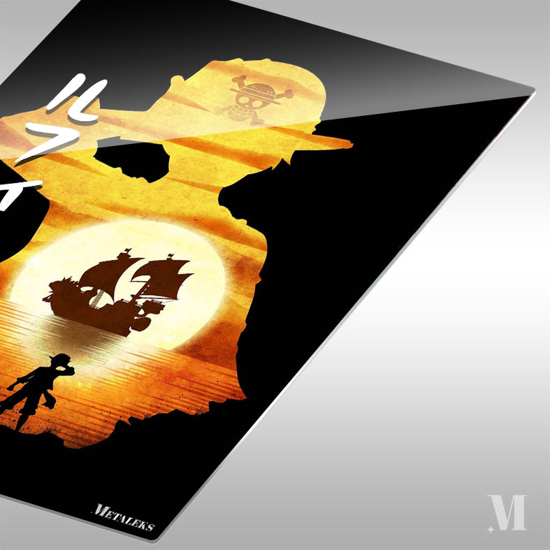 Minimalist Silhouette Luffy 3