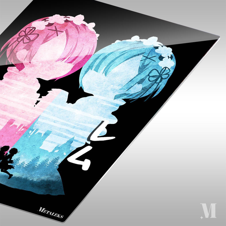Minimalist Silhouette Ram & Rem 2