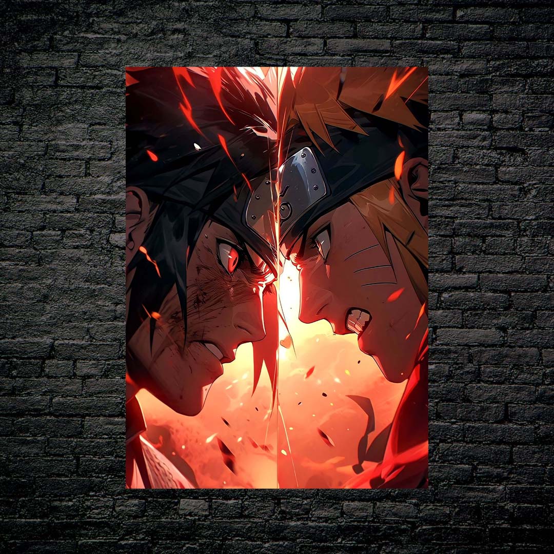 Naruto And Sasuke art