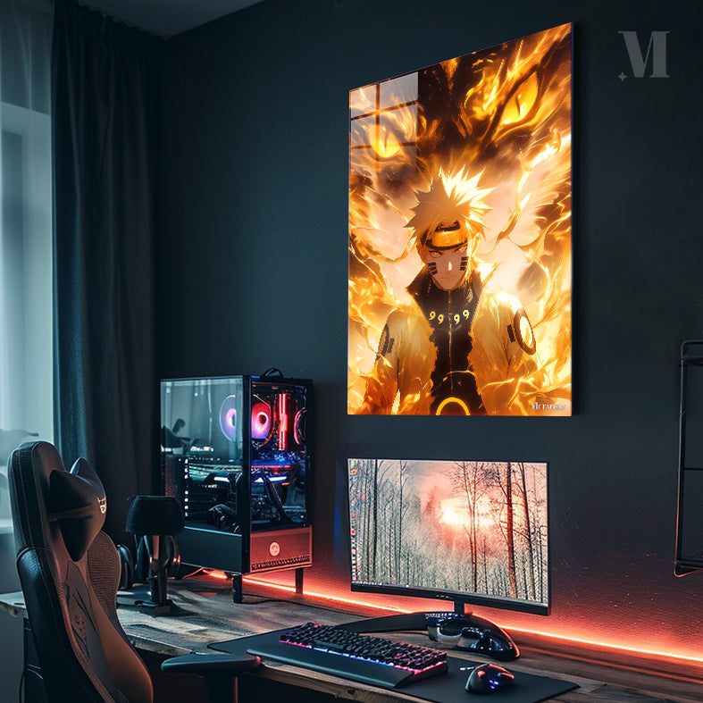 Naruto And Kurama Sage Mode Anime Naruto
