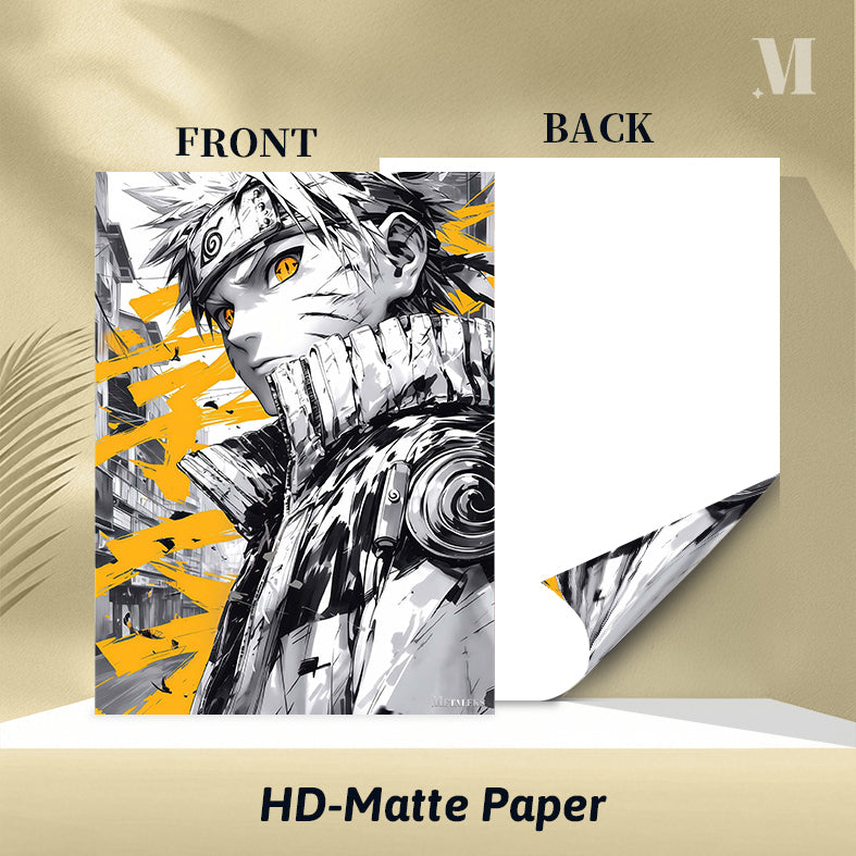 Naruto Poster Black and White