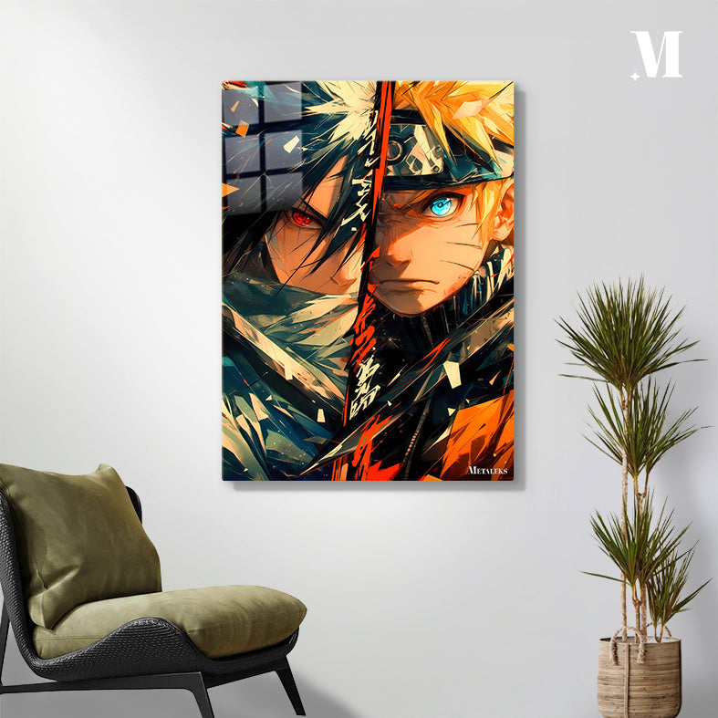 Naruto vs Sasuke poster art