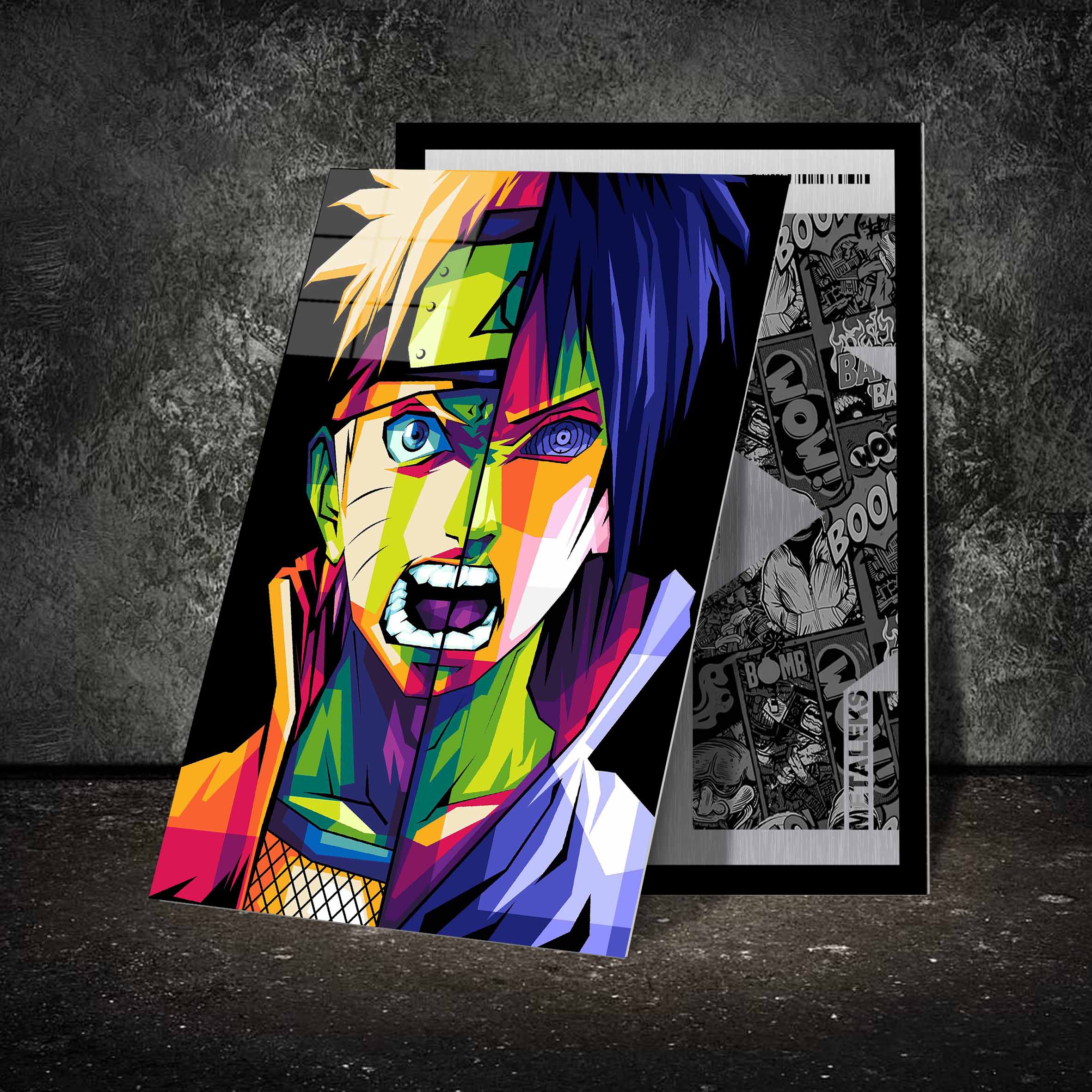 Naruto and sasuke wpap