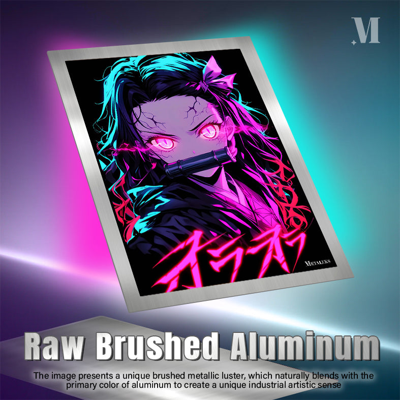 Neon Collor Nezuko Kamado - Anime Demon Slayer