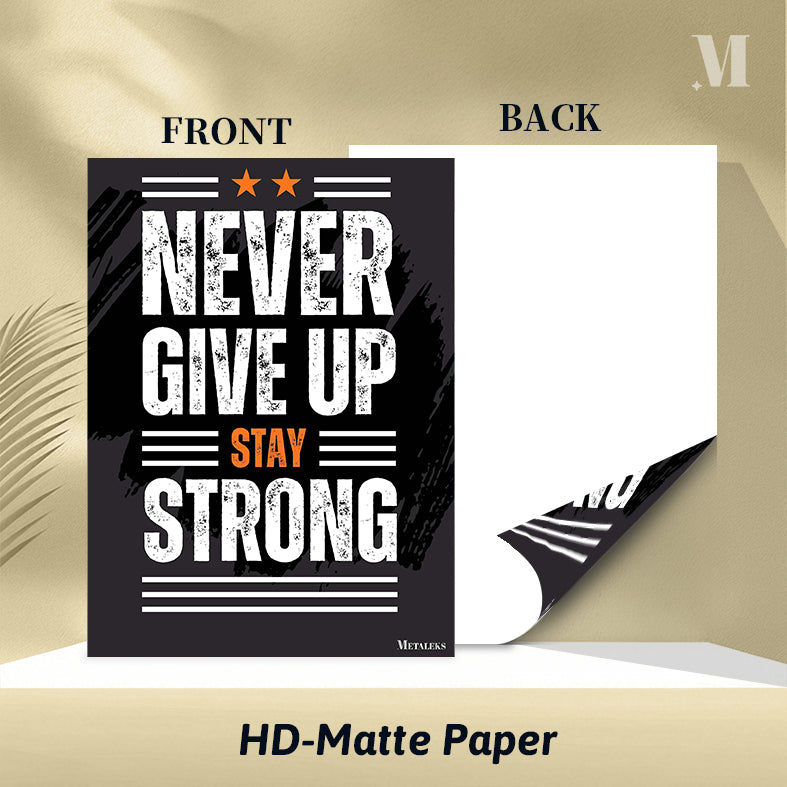 Never Give Up Stay Strong