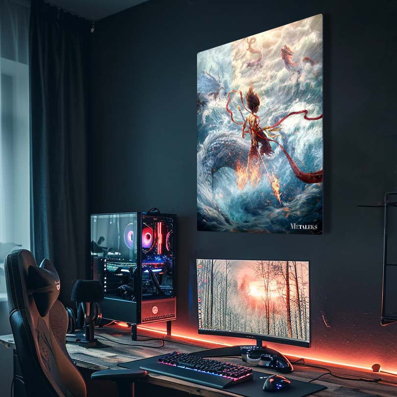 Nezha Storming the Sea