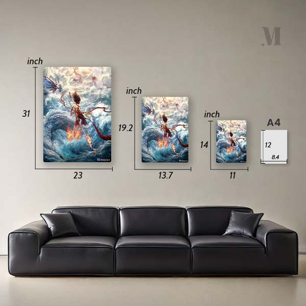Nezha Storming the Sea