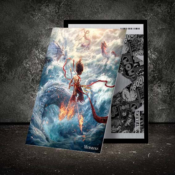 Nezha Storming the Sea