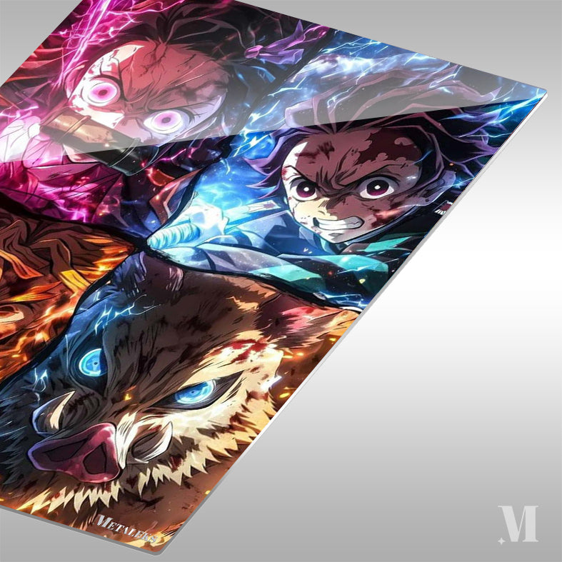 Nezuko Kamado Tanjiro Kamado Zenitsu Agatsuma Inosuke Hashibira Demon Slayer D0726-25