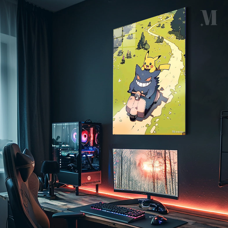 Pikachu Pokemon Gengar Pokemon D0801-25