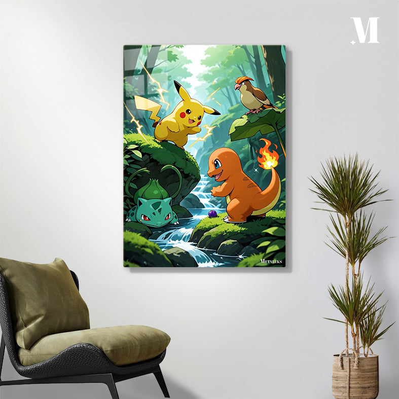 Pikachu Pokemon Pidgeotto Bulbasaur Charmander D0801-25
