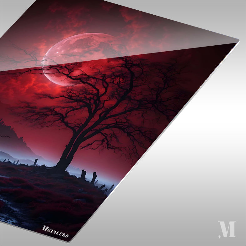 Red Moon at Night