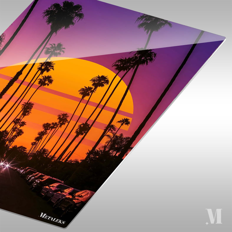 Retro sunset