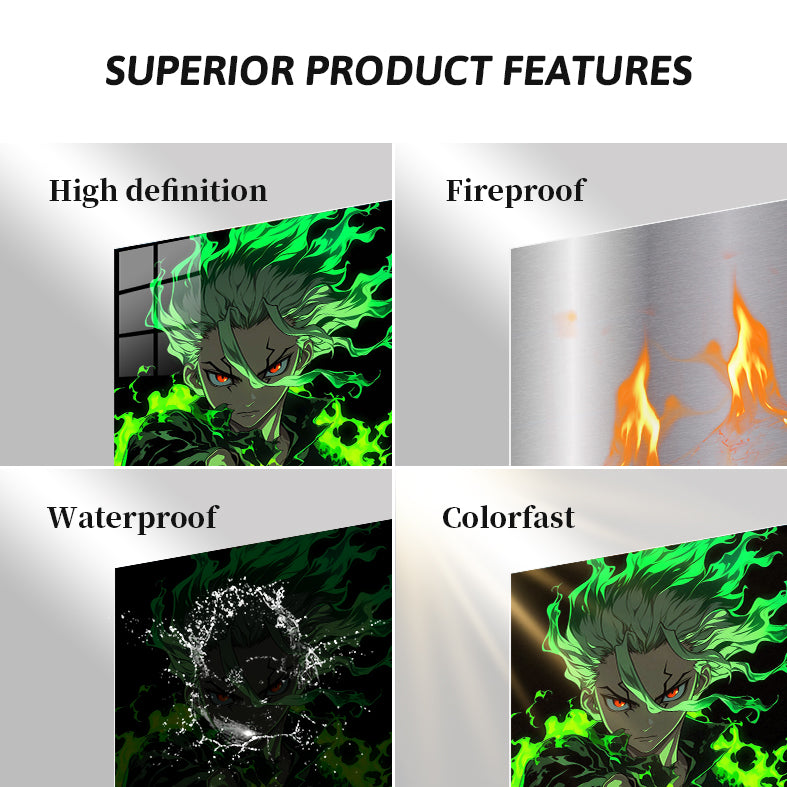 Senku Ishigami Green Fire