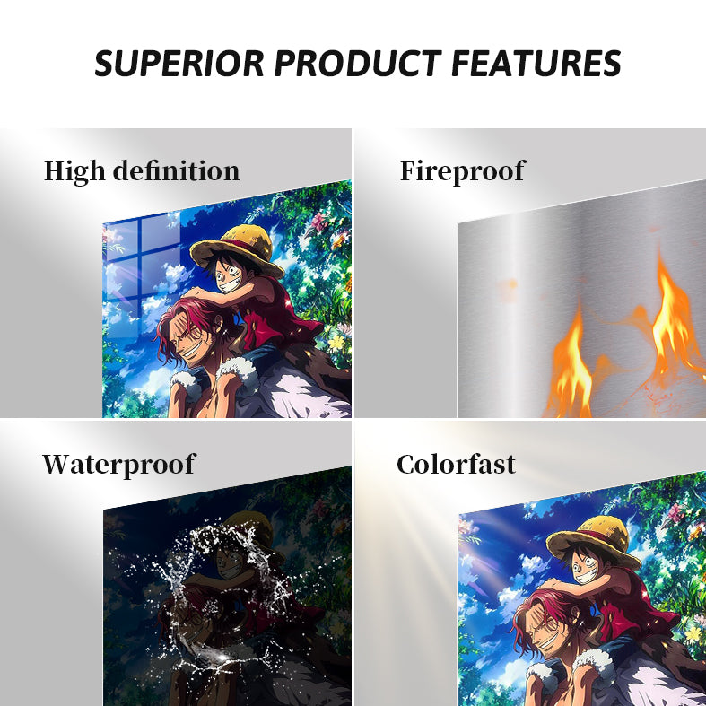 Shanks Luffy One Piece A0717