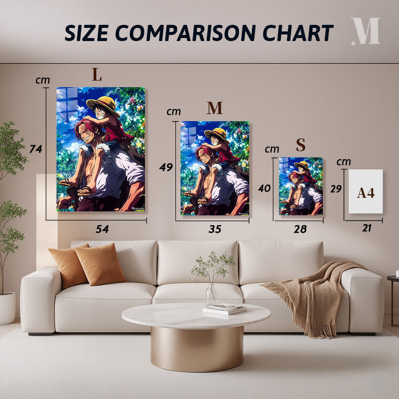 Shanks Luffy One Piece A0717