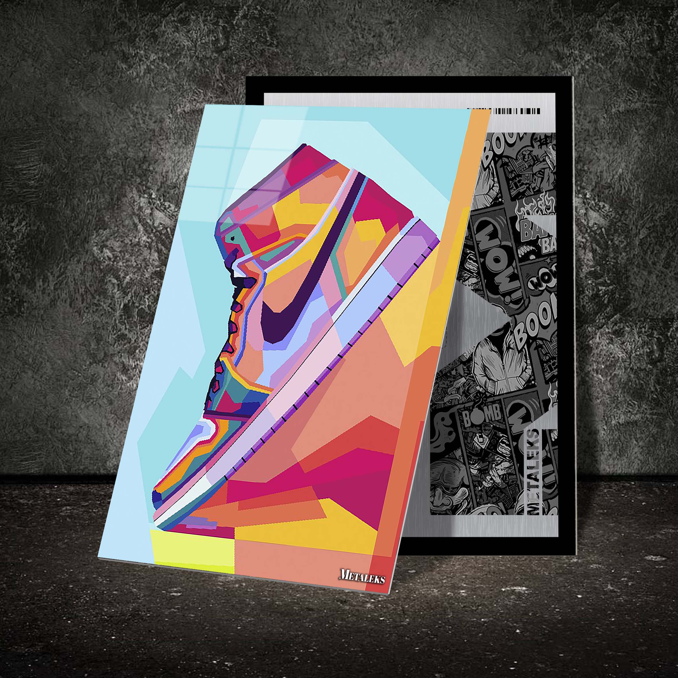 Sneaker wpap popart style