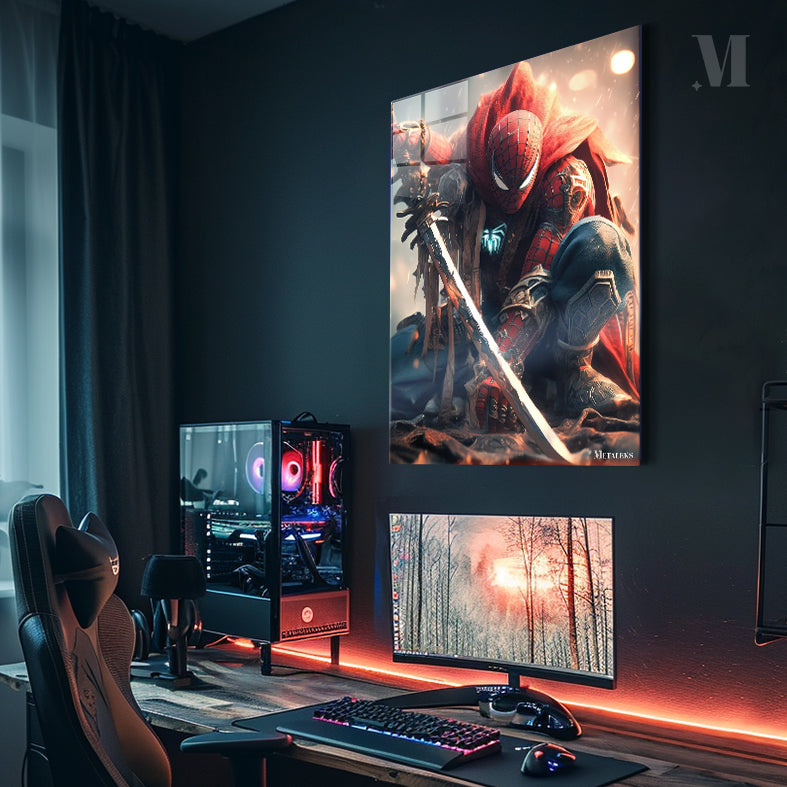 Spiderman as WOW character wallpaper