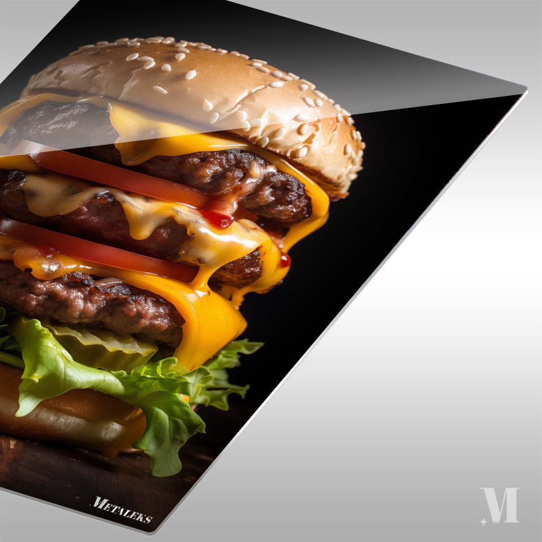 TRIPLE CHEESE BURGER