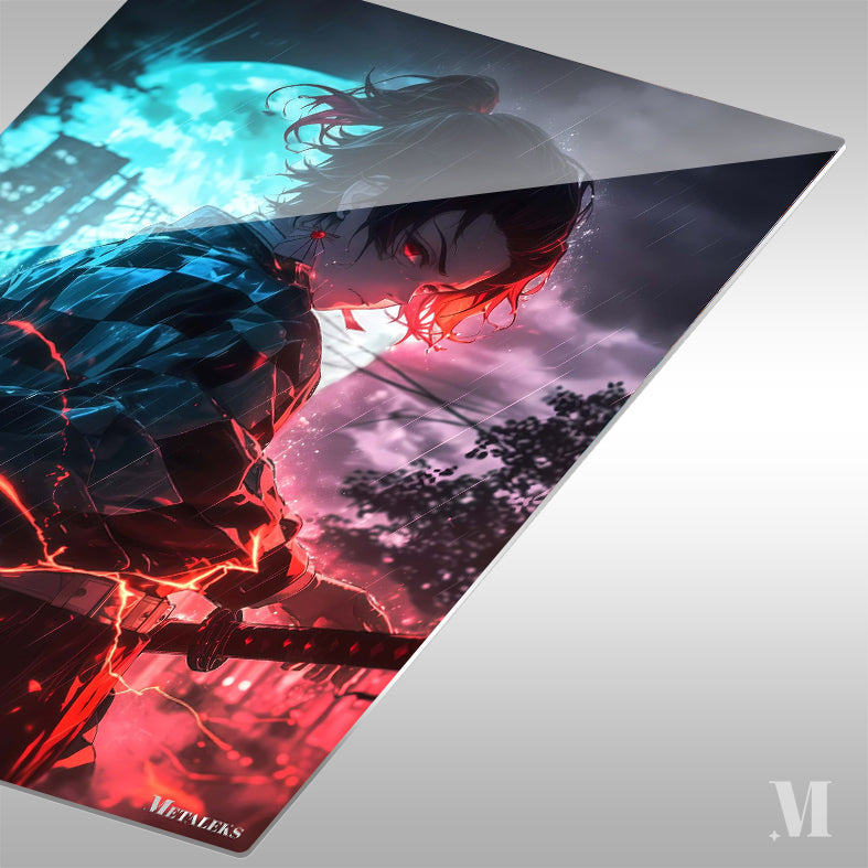 Tanjiro Cinematic Rain Wallpaper