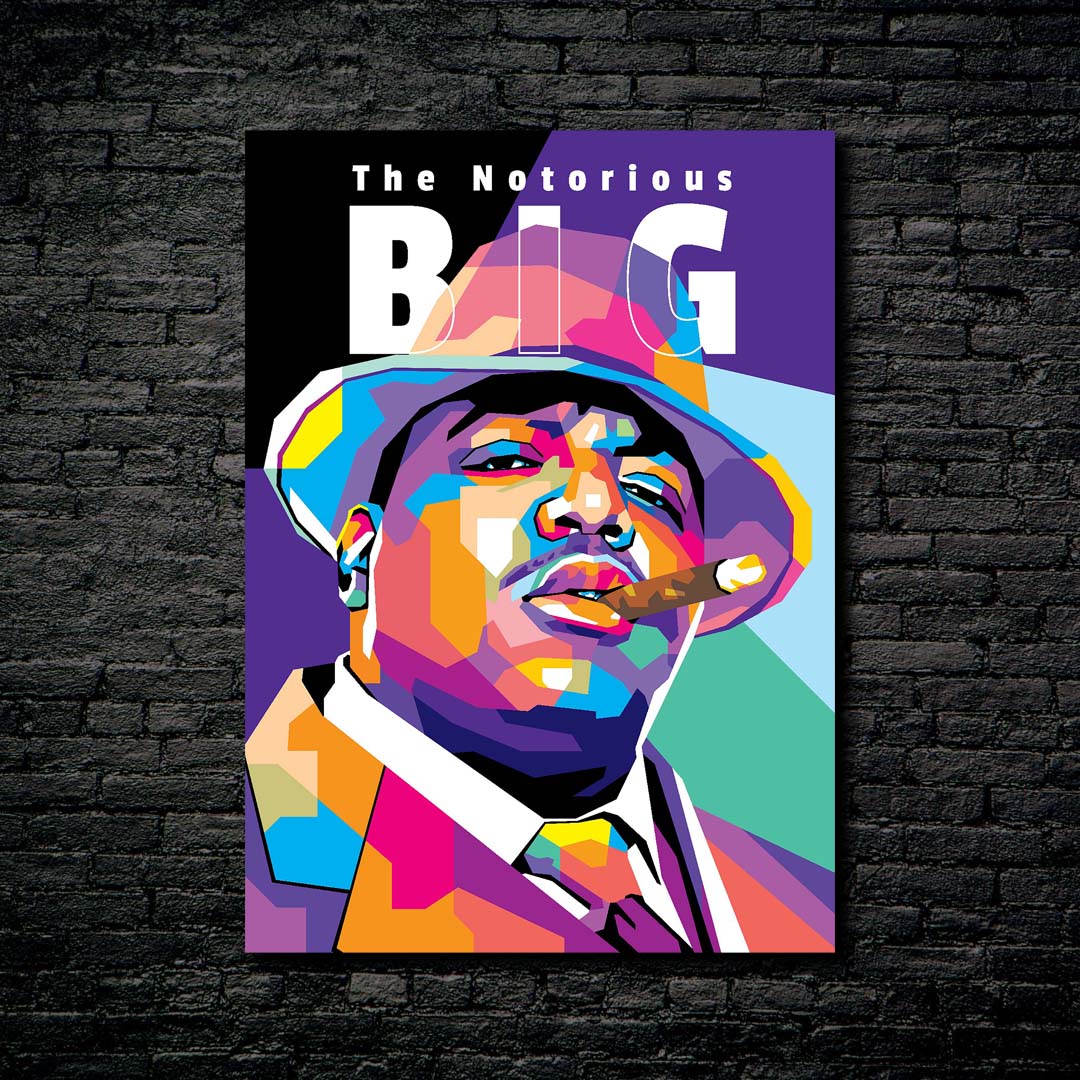 The Notorious B.I.G. in WPAP Style