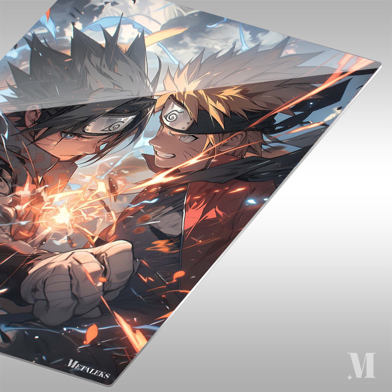 Uzumaki Naruto and Hatake Kakashi