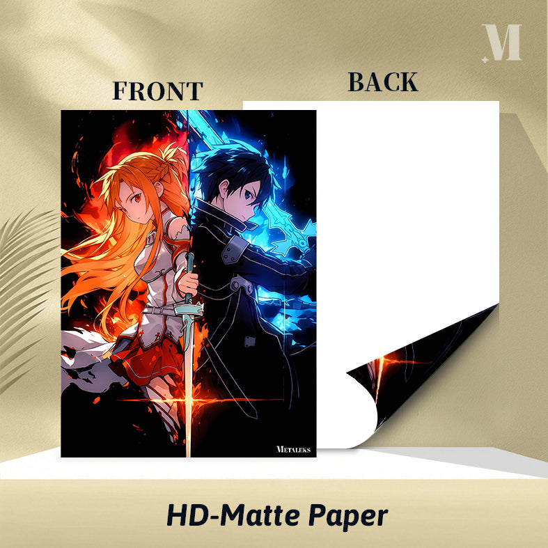 Yuuki Asuna and Kirito Sword Art Online