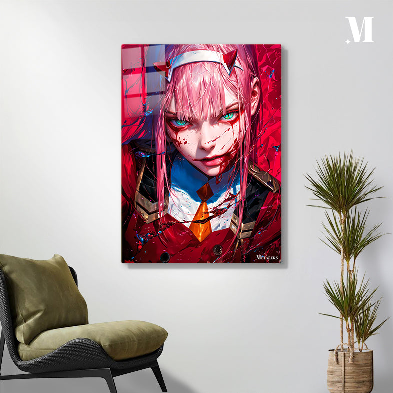 Zero Two Red Portrait