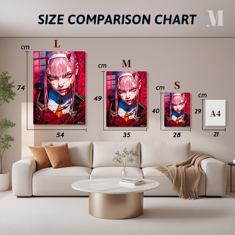 Zero Two Red Portrait