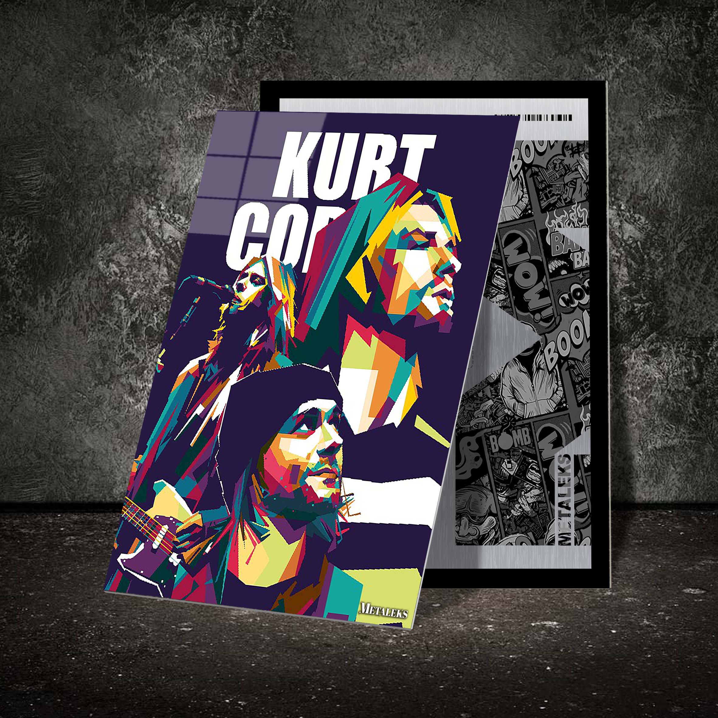 kurt cobain popart WPAP