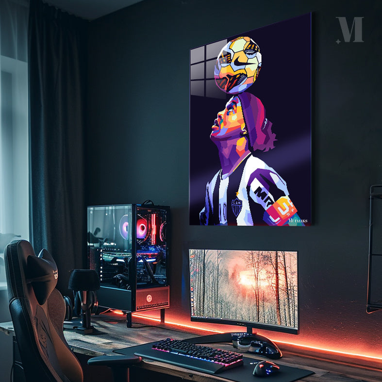 ronaldinho in wpap popart