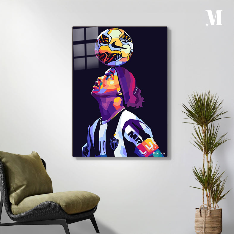 ronaldinho in wpap popart