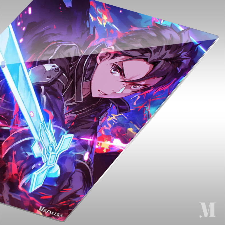 sword art oline kirito neon
