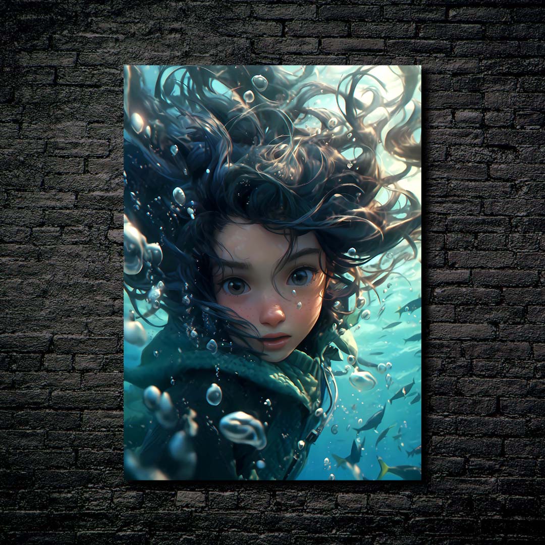 underwater girl