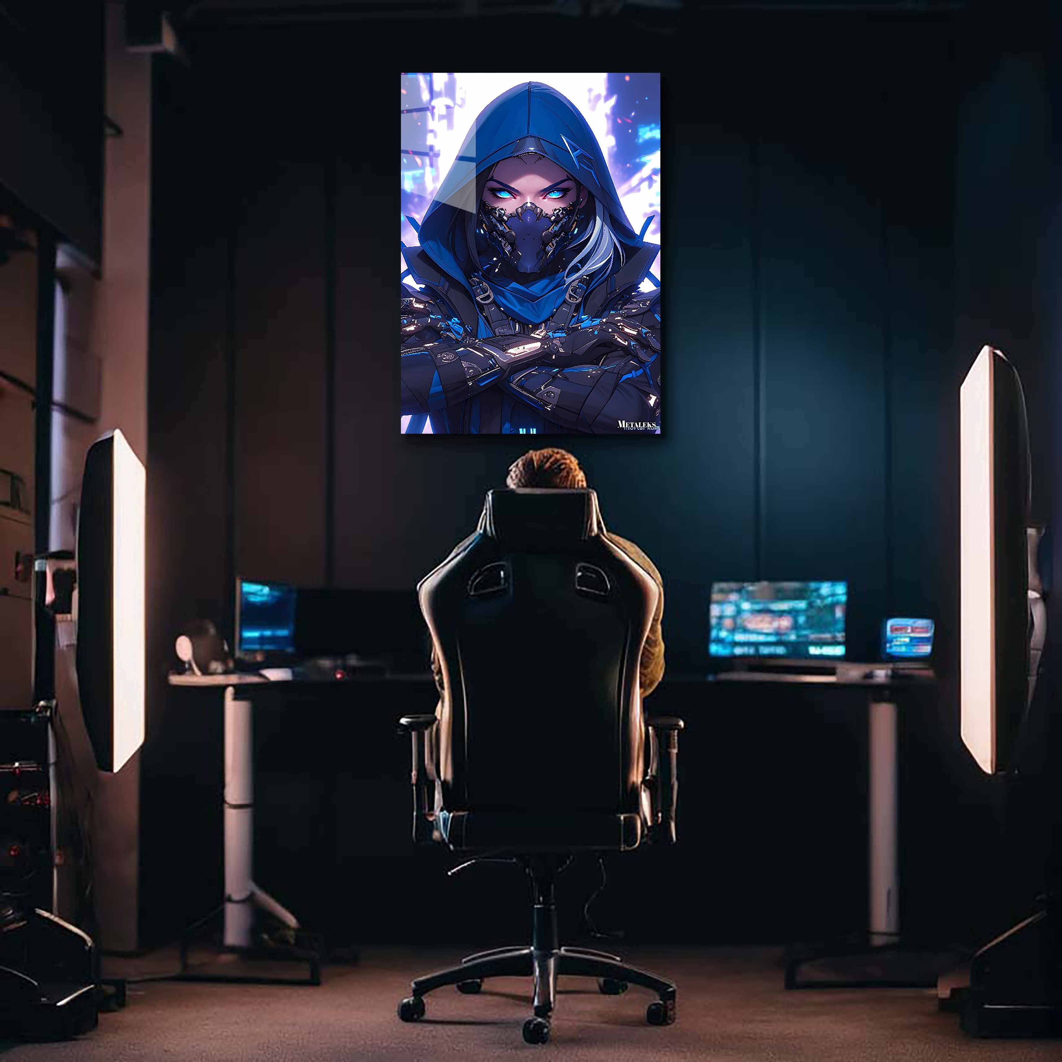 Blue Cyber-Ninja 2