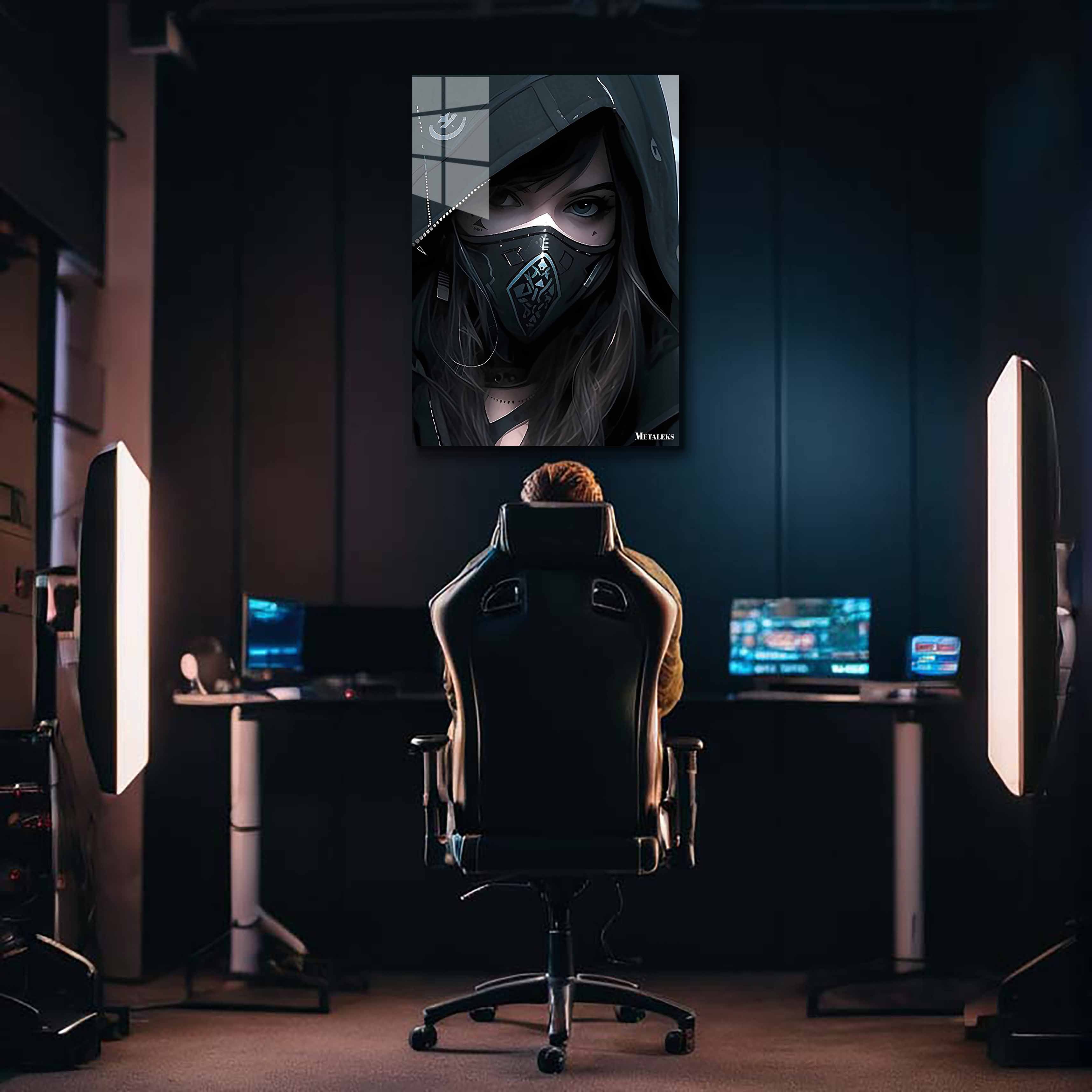Masked Cyberpunk 1 (black)