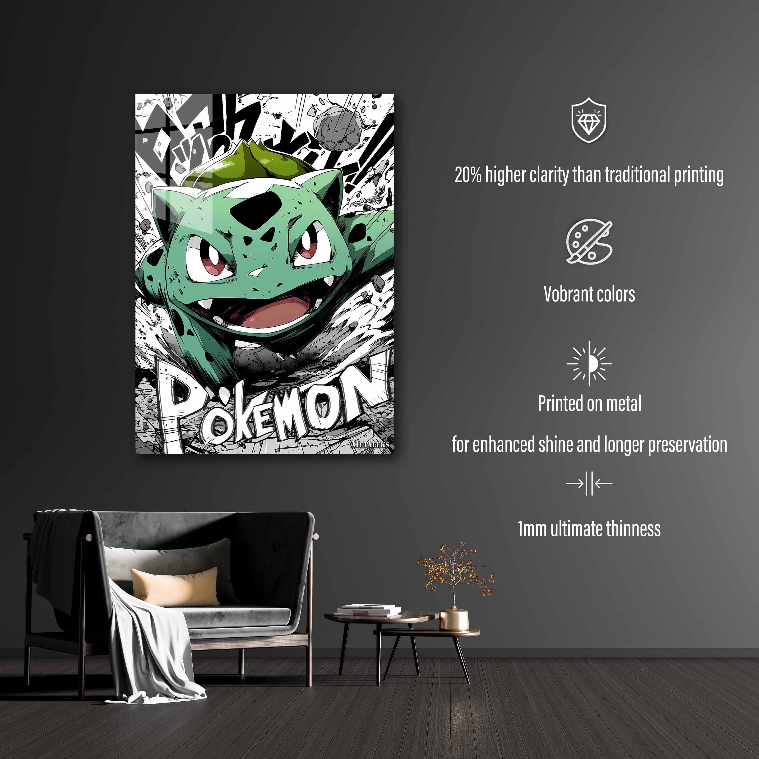 Graffiti Bulbasaur from Pokémon