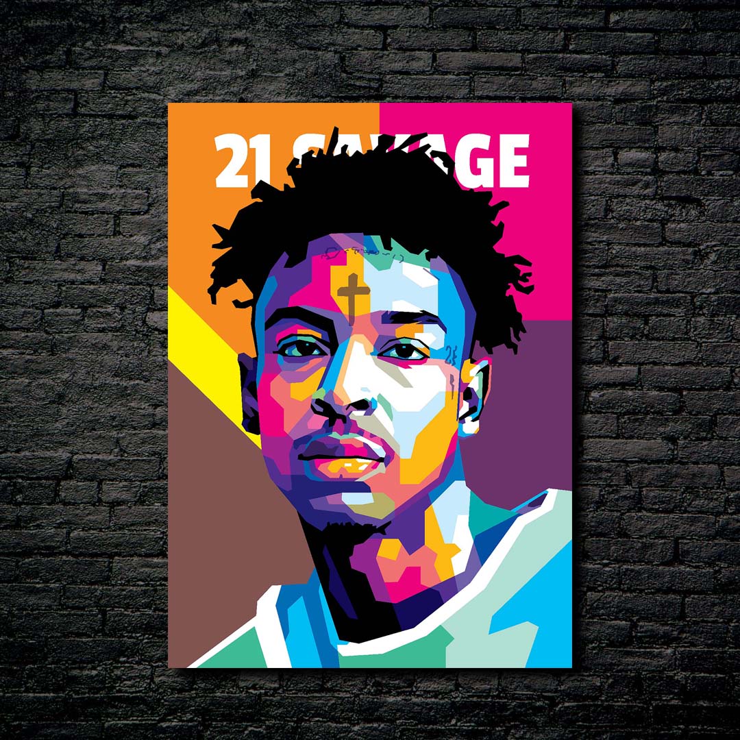 21 Savage in WPAP Style