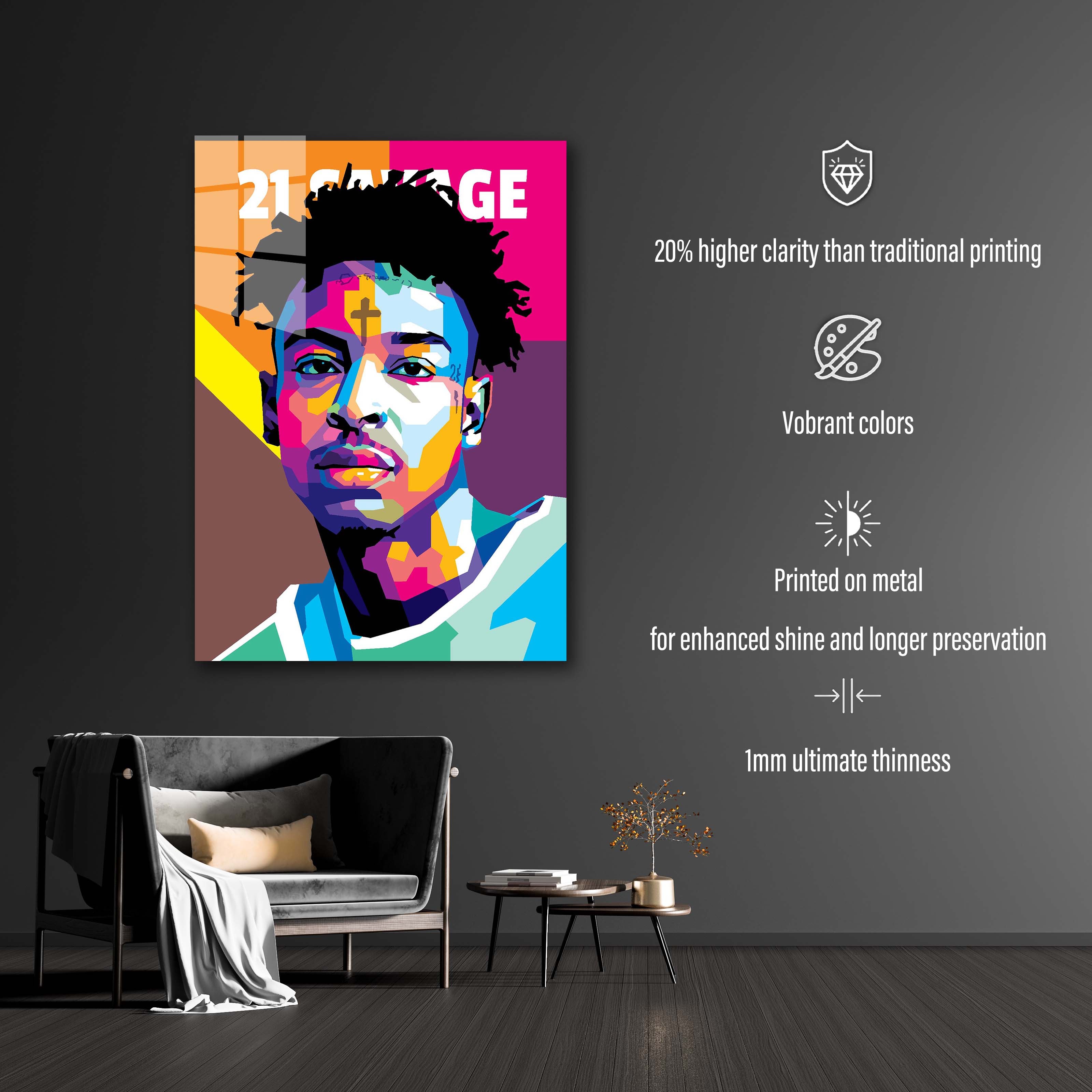 21 Savage in WPAP Style