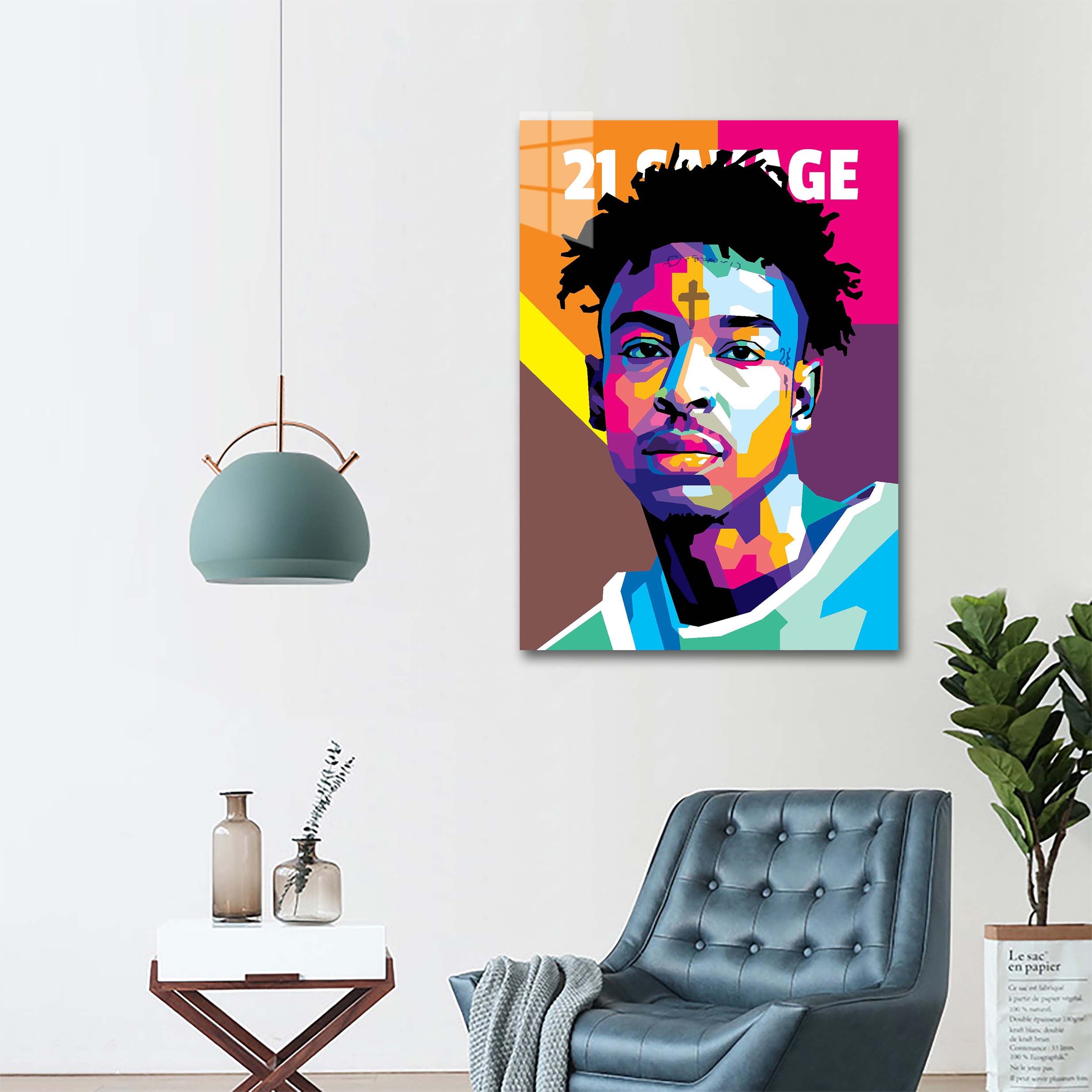 21 Savage in WPAP Style