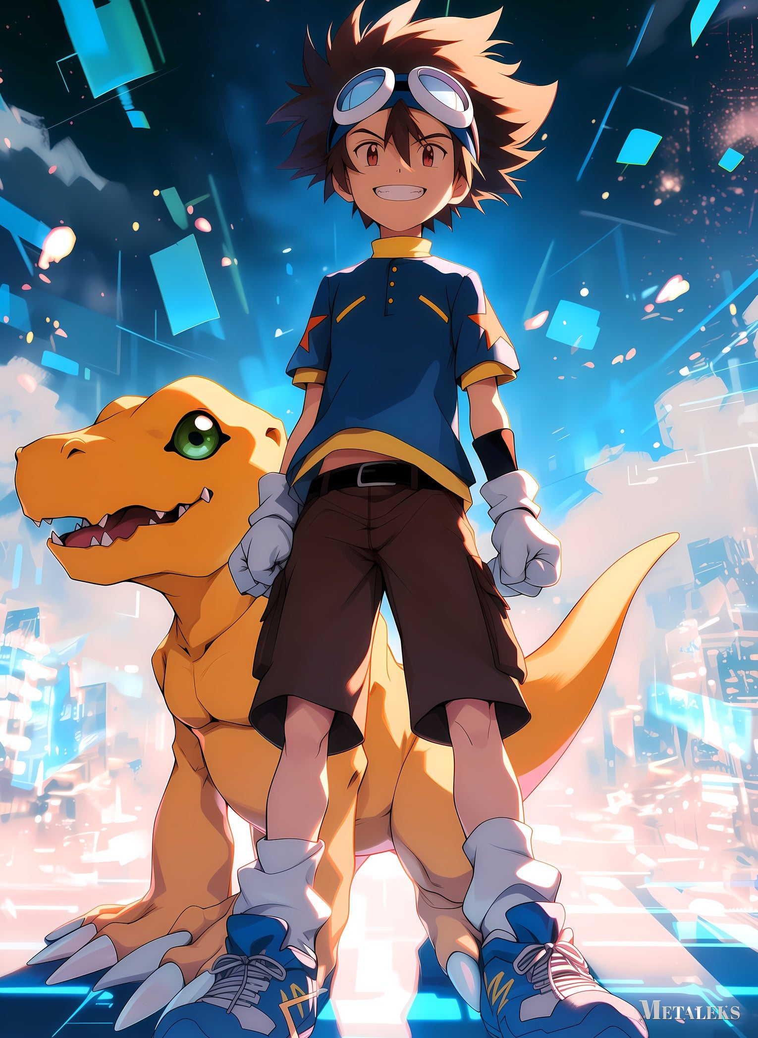 A0141 Yagami Taichi And Agumon