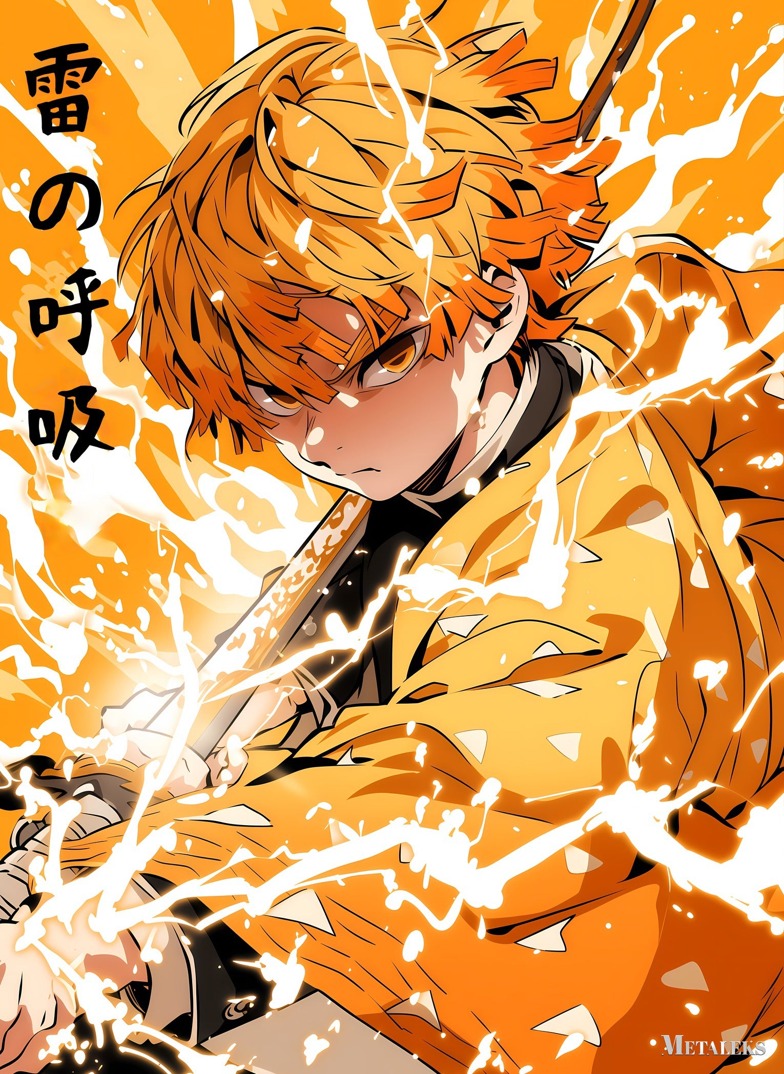 A0152 Zenetsu Agatsuma   Demon Slayer