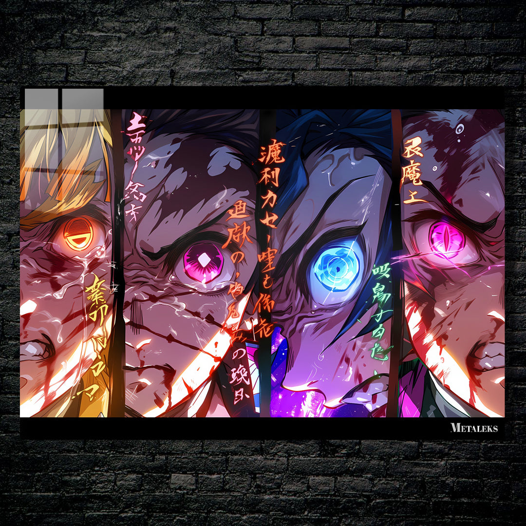 A0153 Tanjiro, Zenetsu, Nezuko, Inosuke